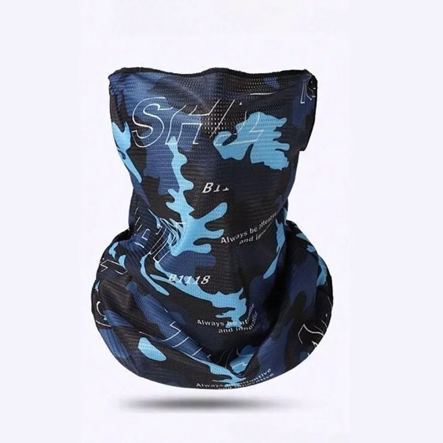 Ice Silk Camouflage Sunscreen Face Mask Outdoor Sports Balaclava