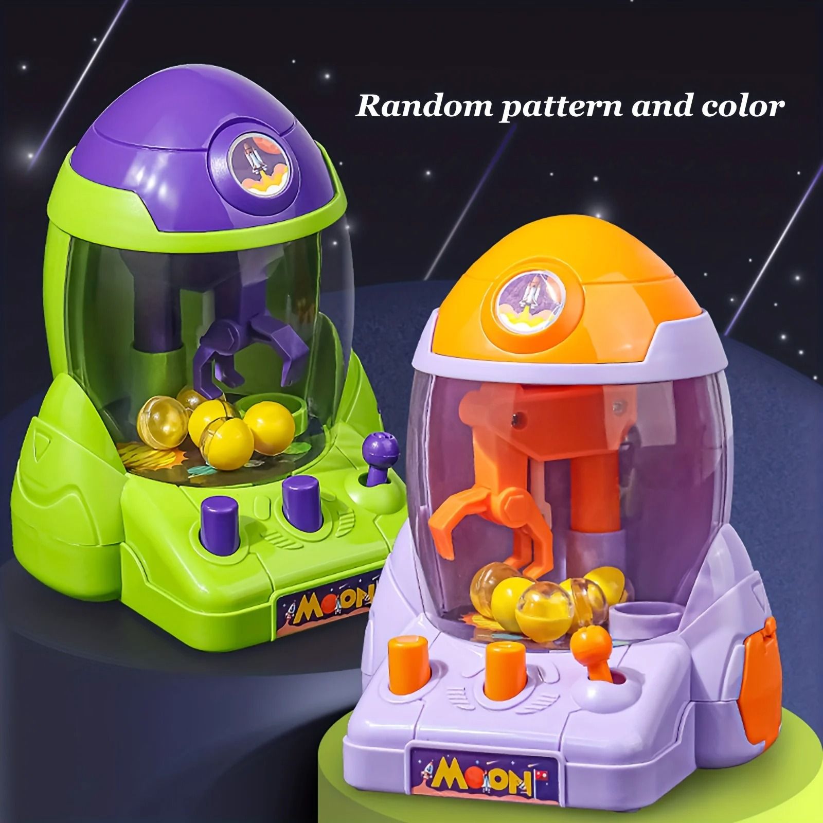 Space Rocket Crawler Toy – Ball Pincer and Egg Twister Activity Toy for Kids