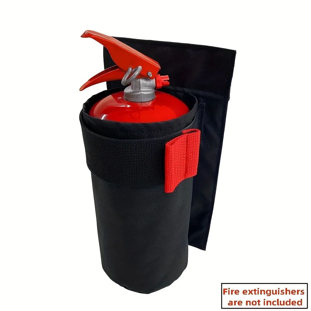 Oxford Fabric Car Fire Extinguisher Holder Trunk Organizer
