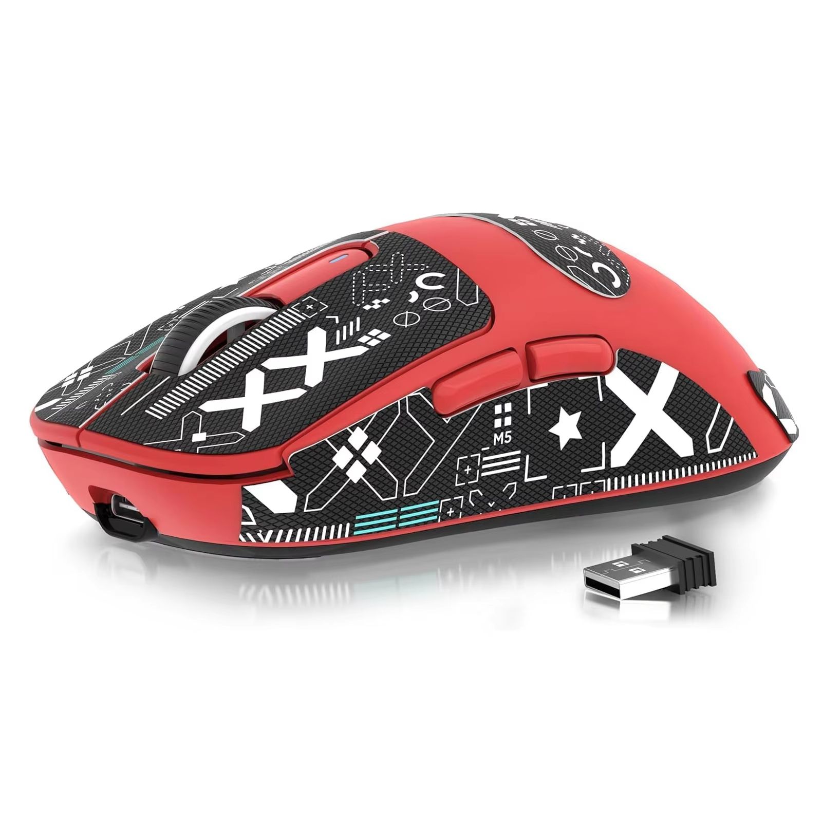 ATTACK SHARK X3 Tri-Mode Wireless Gaming Mouse, 26K DPI PAW3395, 1.73oz Lightweight, 200h Battery