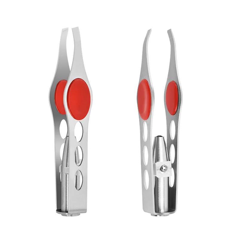 Precision LED Light Eyebrow Tweezer | Stainless Steel Smart Design Grooming Tool