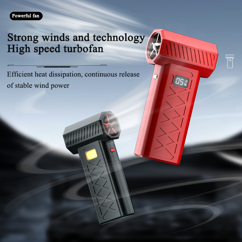 Portable Violent Fan Powerful Air Blower with LED Display, Speeds Turbo Jet Blower
