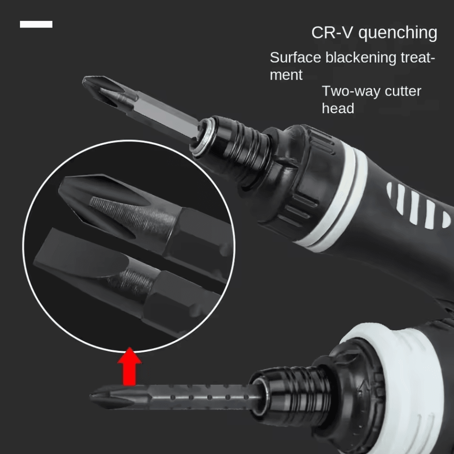 Mini Ratchet Bolt Driver | Dual Purpose Magnetic Screwdriver with Retractable Design