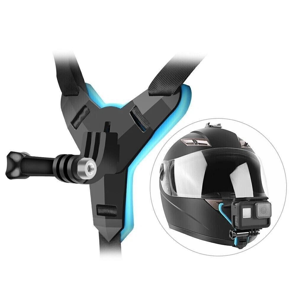 Front Chin Mount Holder Bracket for GoPro Hero 9-5 Motorcycle Helmet Camera