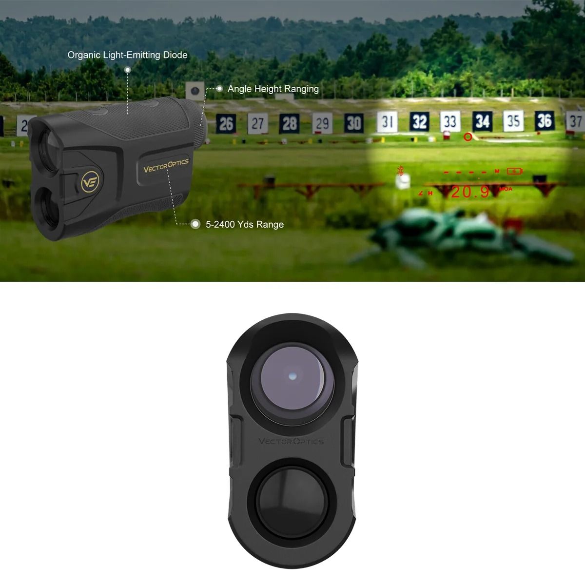 Digital Ballistic Laser Rangefinder with Multiple Measurement Modes
