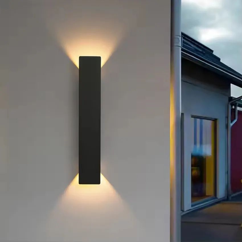 AeroBeam IP65 Modern Up Down Outdoor LED Wall Light – Waterproof Aluminum Sconce 110V 220V