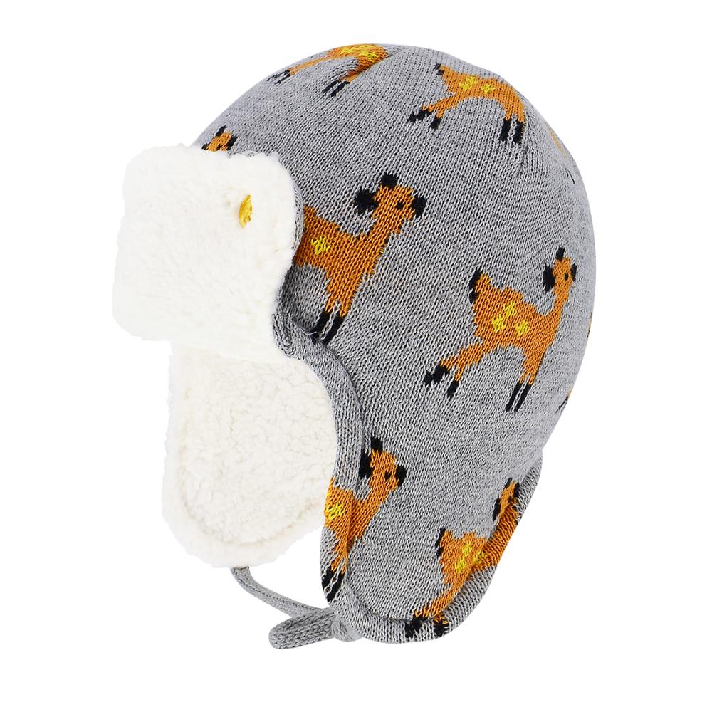 Infant & Toddler Winter Warm Cartoon Animal Baby Hats, Boys Girls Soft Earflap Beanies Pilot Caps