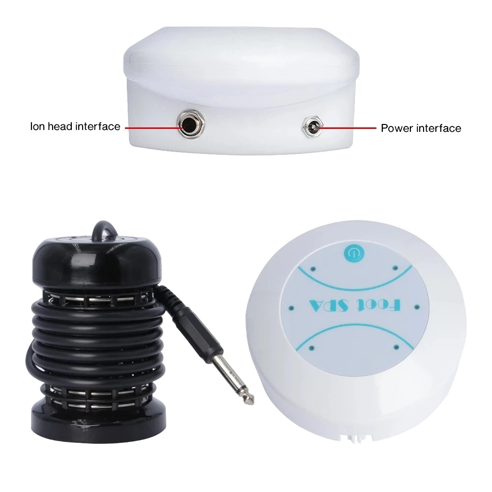 Deep Tissue Clean Foot Bath Spa Massager, Detox Ionic Foot Spa Bath Machines, Vibration Massage Care Arrays Aqua Healthy
