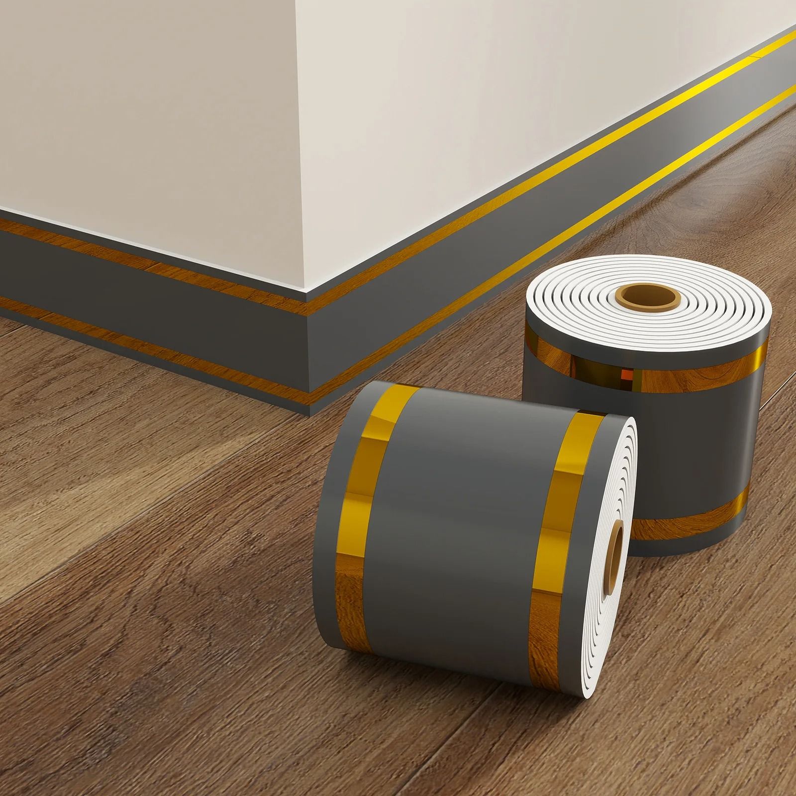 Flexible Self Adhesive Foam Skirting Board Wall Trim