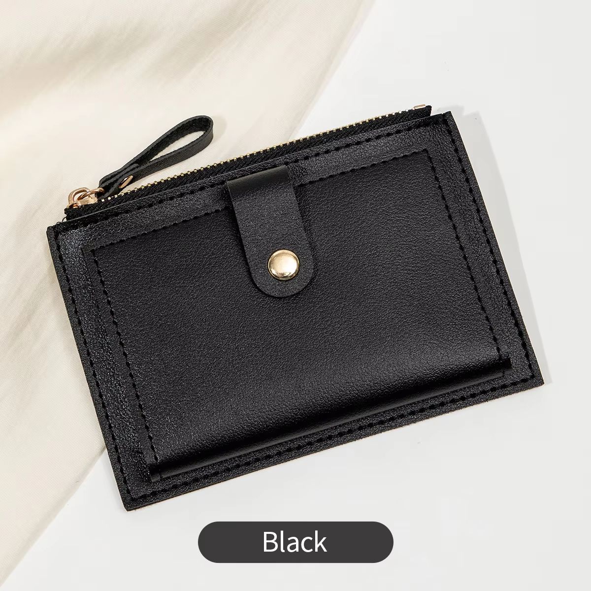 SlimChic Ultra-Thin PU Leather Mini Card Wallet
