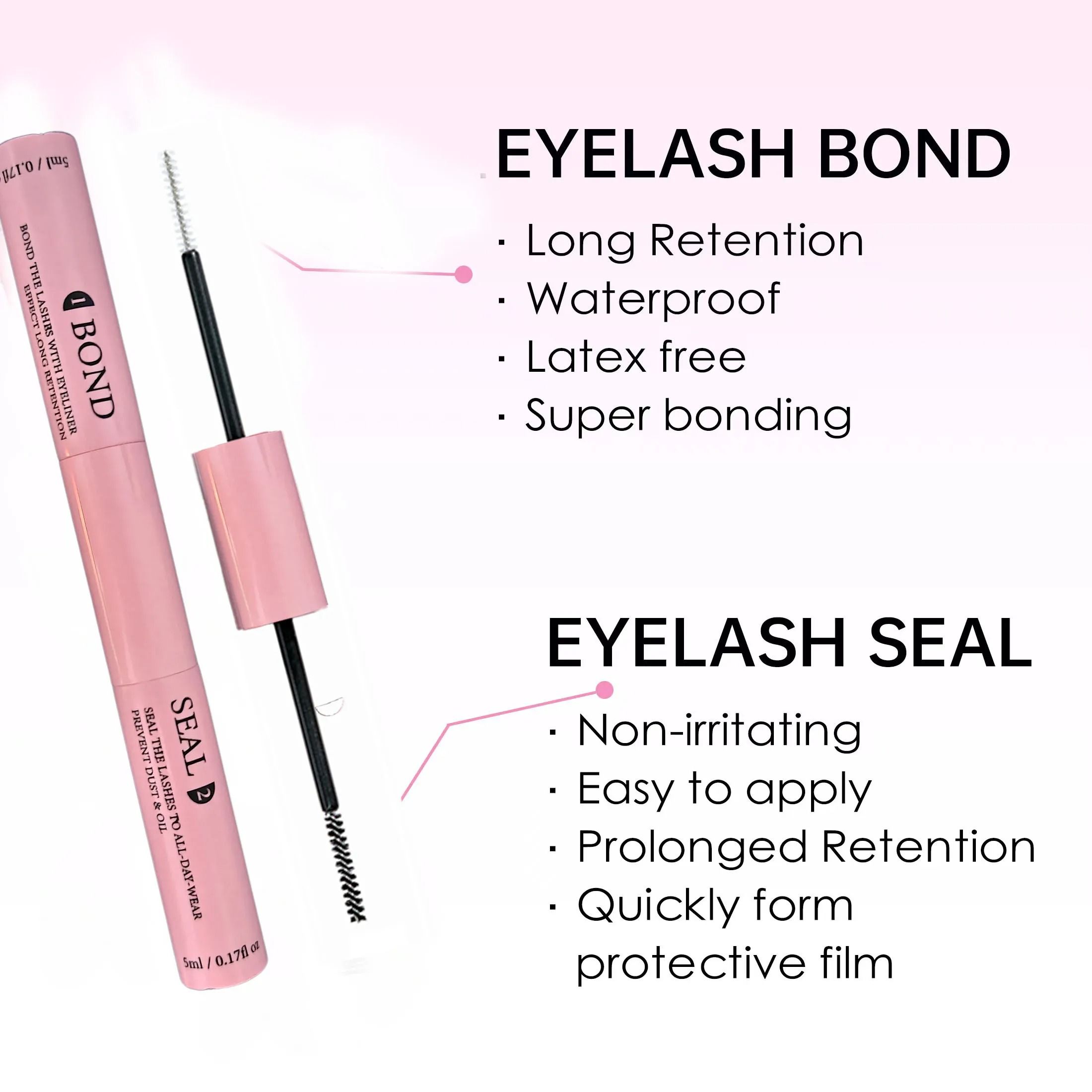 Professional Lash Bond, Seal, and Remover Extension Kit