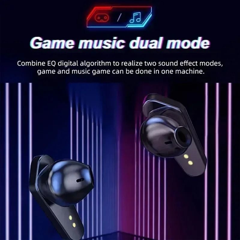 Wireless Gaming Earbuds with 9D Sound & Microphone