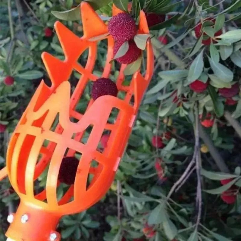 High Altitude Fruit Picker Plastic Garden Harvesting Tool for Loquat Bayberry Peach Plum and Jujube