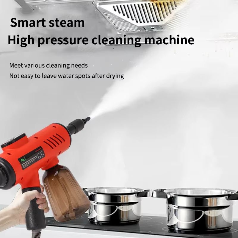 1200W High-Pressure Handheld Steam Cleaner – Chemical-Free Steamer for Kitchen, Hood, Air Conditioner & Household Steril