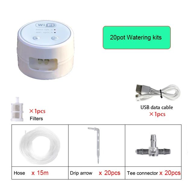 Smart Garden WiFi Irrigation Controller & Automatic Drip Irrigation System