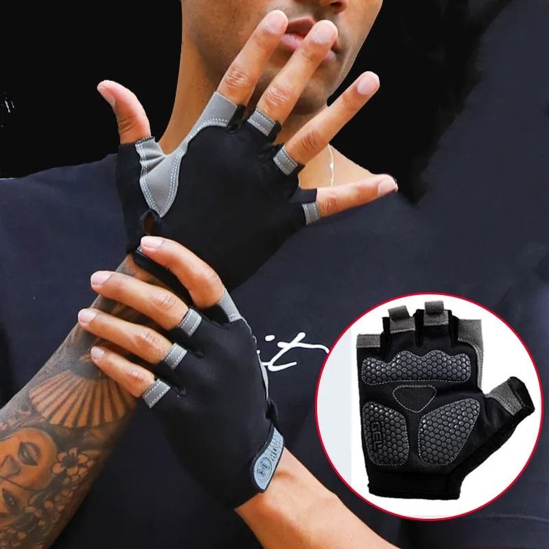 Breathable Fitness Cycling Gloves for Men and Women Anti Slip Sports Training Gloves