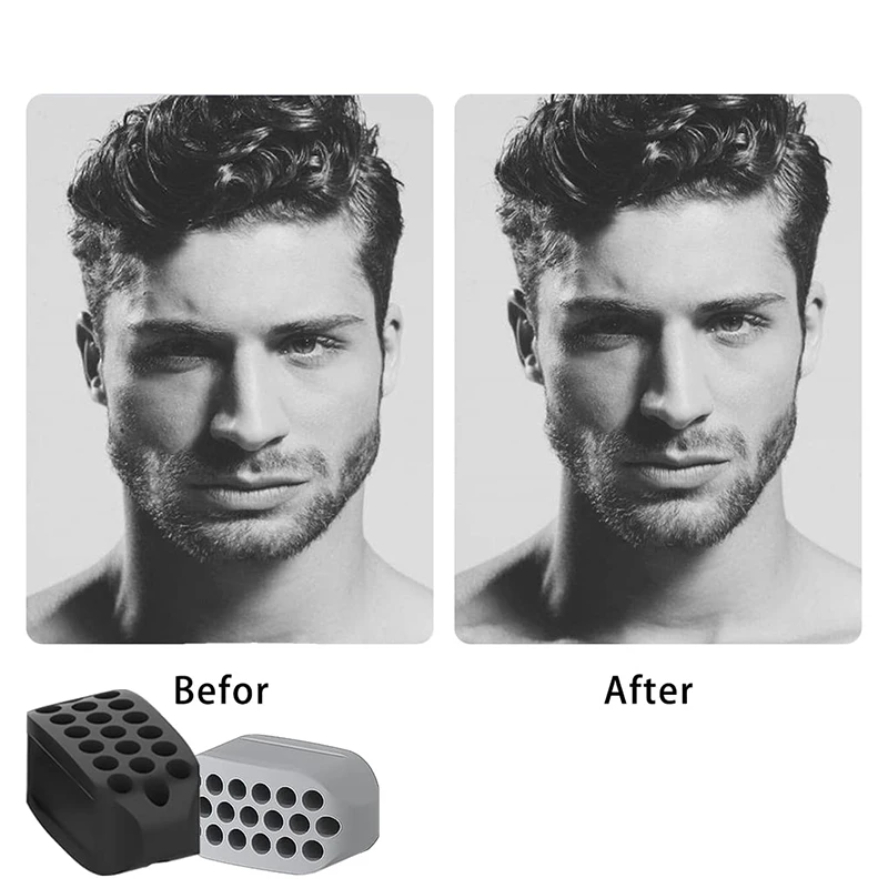 Facial Beauty Tool, Double Chin Exerciser, Silicone Jawline Fitness, Neck Toning Equipment
