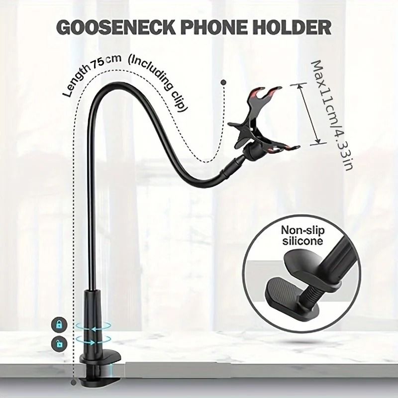 Flexible Long Arm Gooseneck Phone Stand