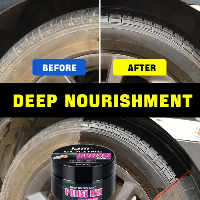 Universal Leather & Plastic Repair Polishing Wax Interior Reconditioning Cream for Cars
