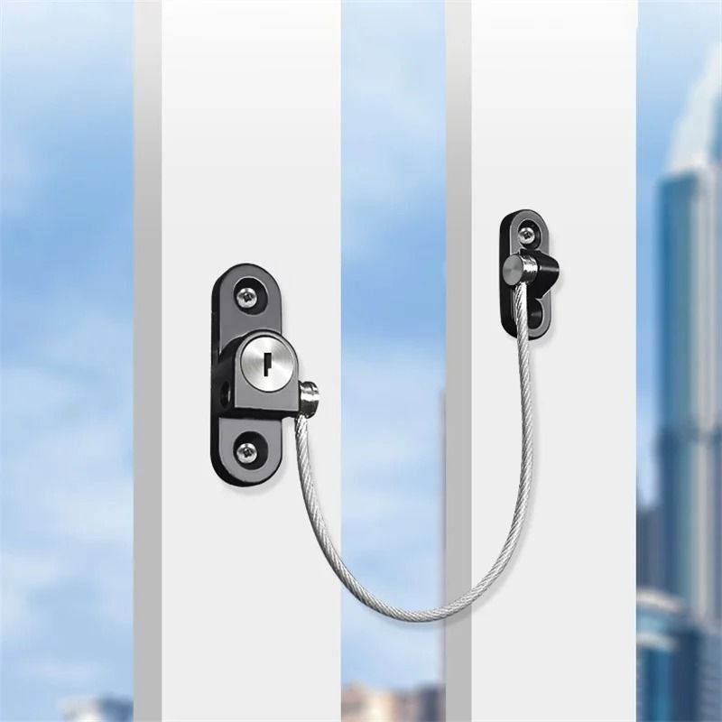 Stainless Steel Cable Window Safety Lock for Child Protection