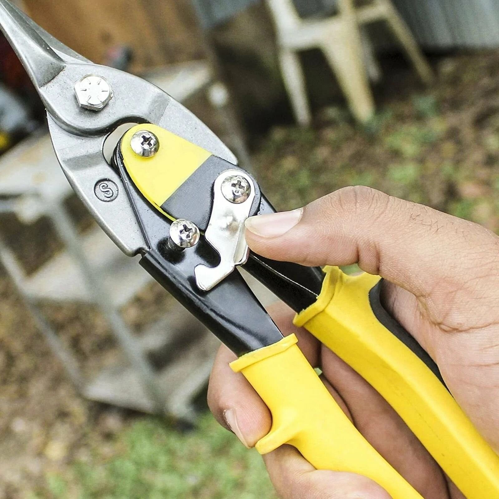 Heavy Duty Straight Cut Tin Snips Aviation Snips Sheet Metal Cutter Tool