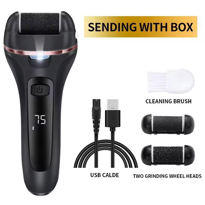 Electric Foot File Callus Remover Rechargeable Pedicure Tool