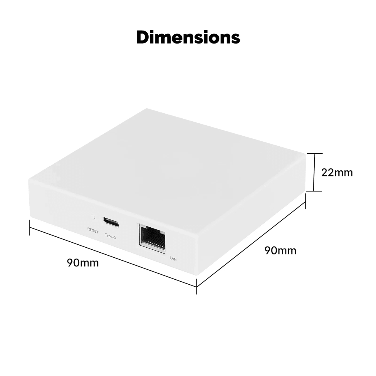 MOES Matter Smart Home Hub with Zigbee and Voice Control Compatibility