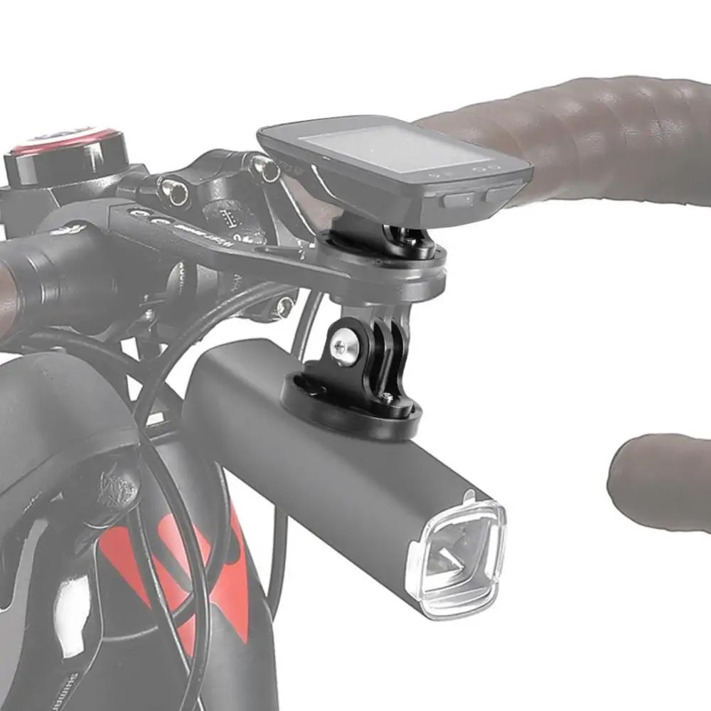 DOMEN Integrated Bike Computer Mount with GoPro & Headlight Adapter
