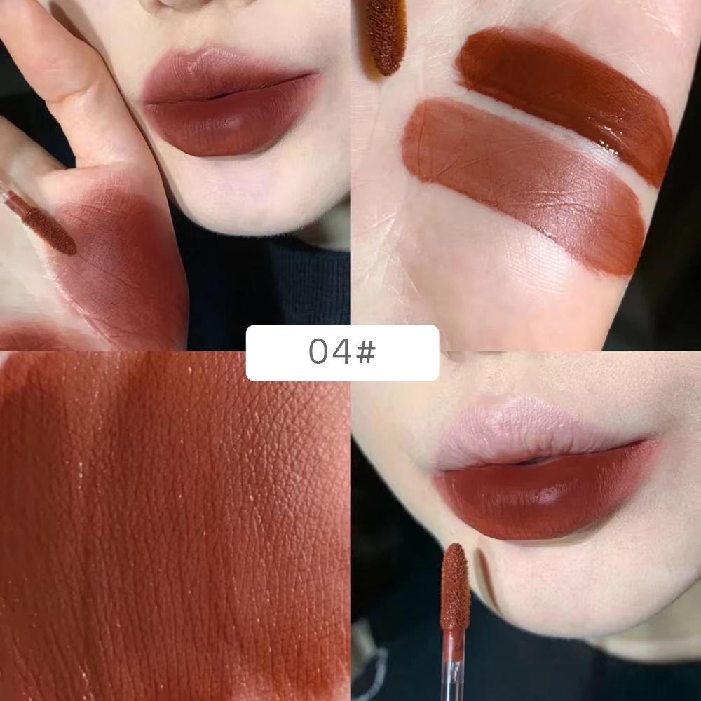 Gege Bear Rabbit Lip Glaze – Long-Lasting Matte Lipstick with Velvet Lip Clay Finish