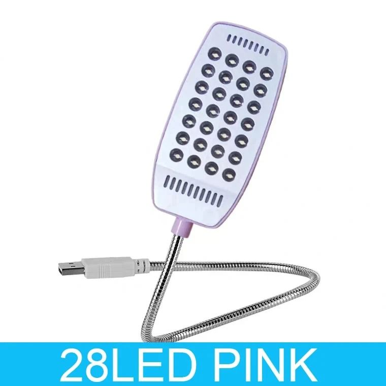 USB LED Book Light with Flexible Neck and Eye Protection