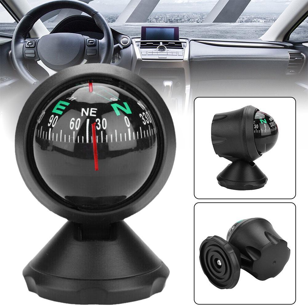 Rotating Waterproof Car Dashboard Compass with Suction Mount