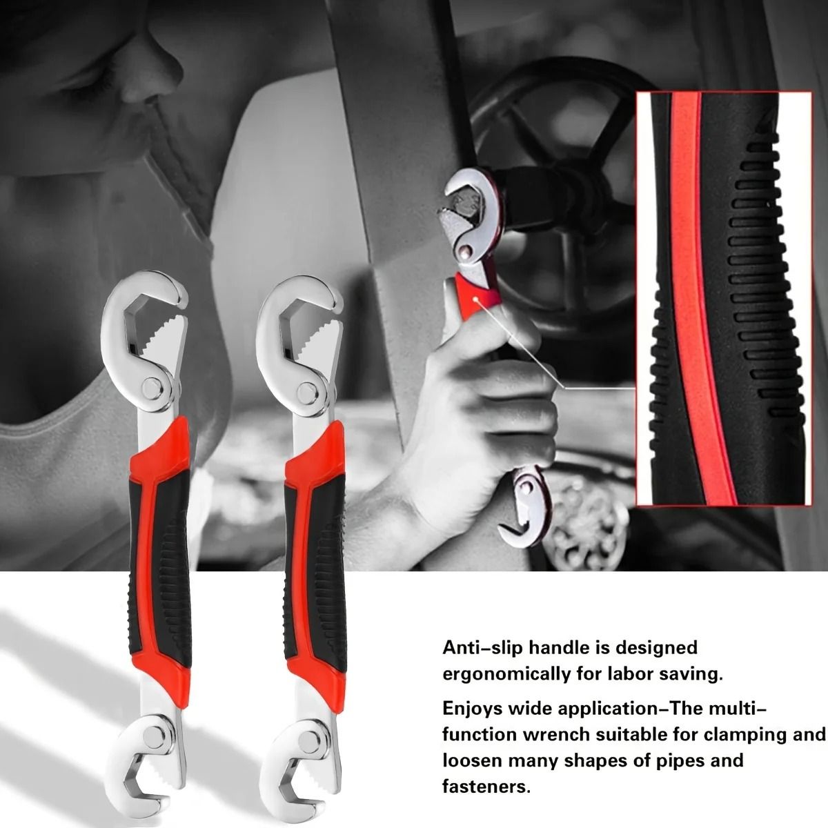Universal Adjustable Quick-Grip Spanner