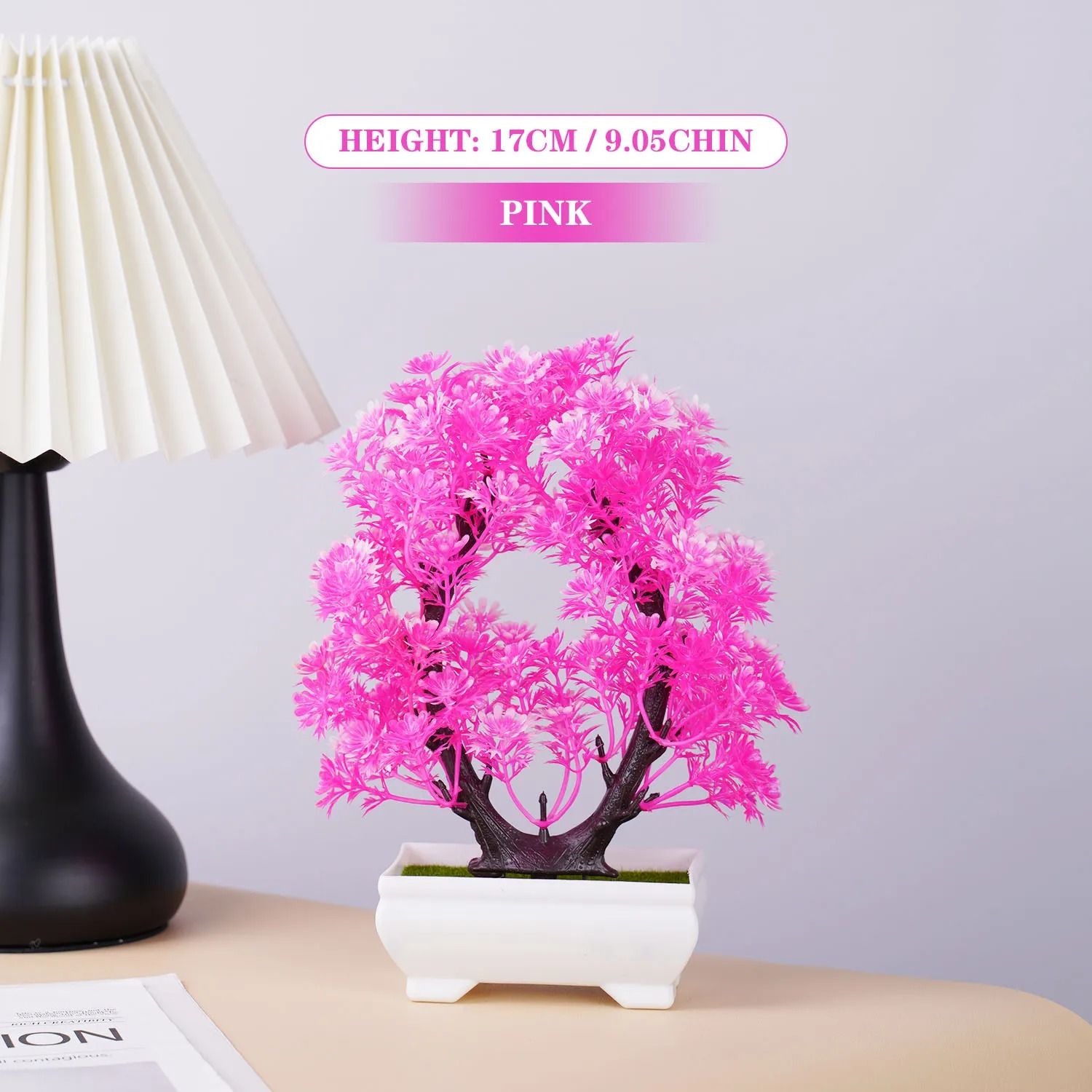 Artificial Bonsai Plant Small Potted Tree Fake Plant Home Decor