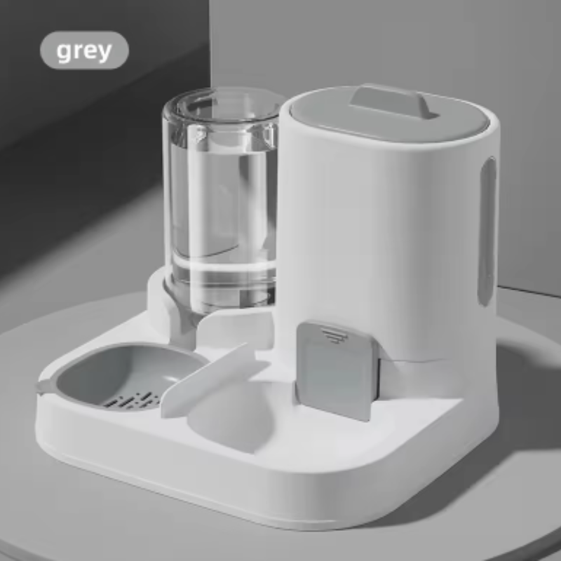 Pet Water Dispenser, Cat Bowl, Smooth Food & Water Supply Dog Bowl, Cat Feeding Water Feeder