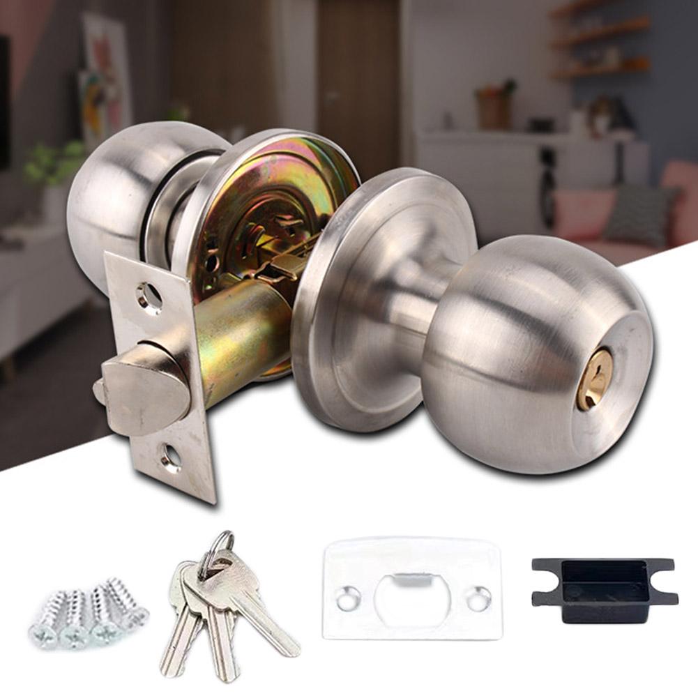 Universal Keyed Door Knob for Bedroom Bathroom and Entry Doors