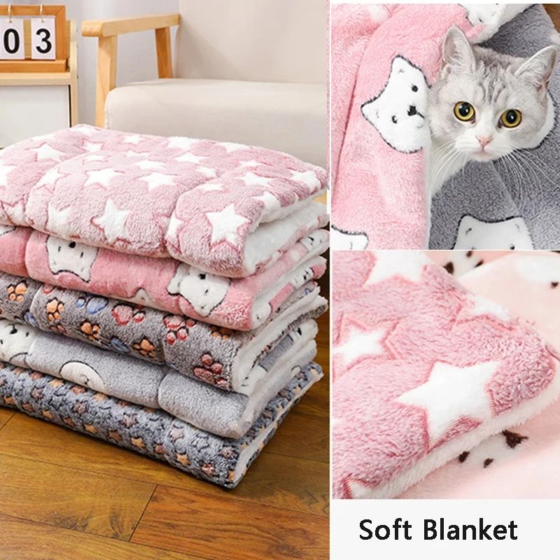 Soft Flannel Pet Sleeping Mat