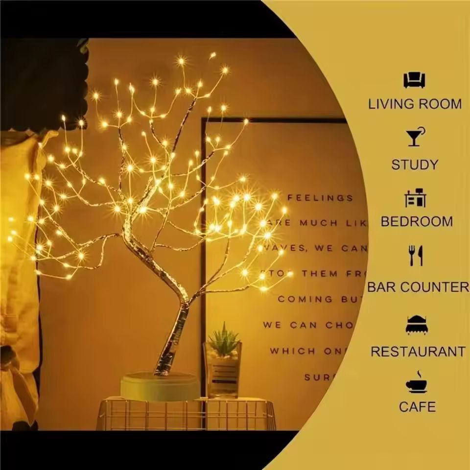 CozyGlow 108-LED Warm White Copper String Lights (USB & Battery)