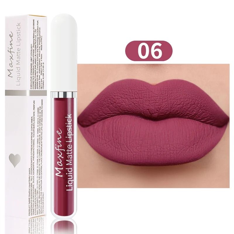 Matte Velvet Waterproof Lip Glaze