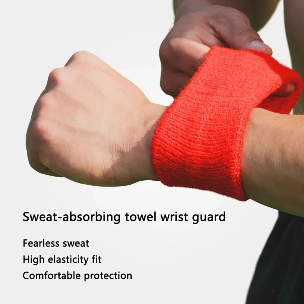 Wrist Support Band Sweat Absorbent Sport Wristband for Gym and Fitness