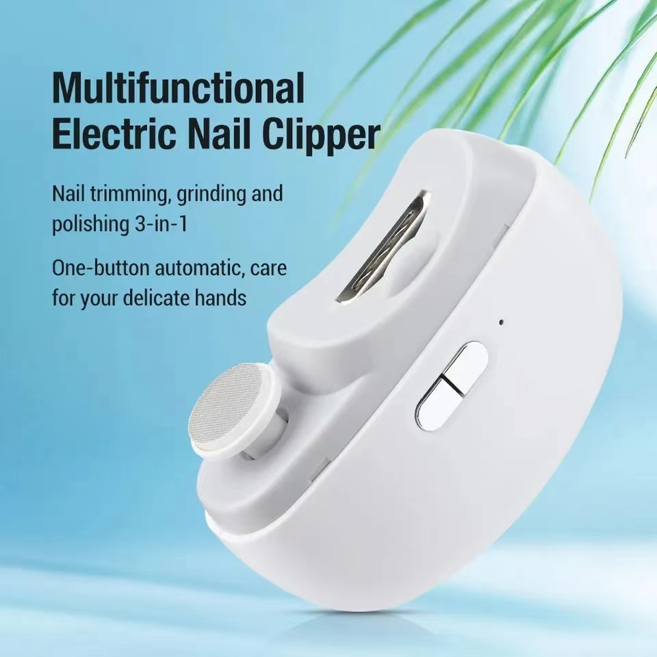 Portable Electric Nail Clipper & Grinder Multifunctional Automatic Manicure Tool