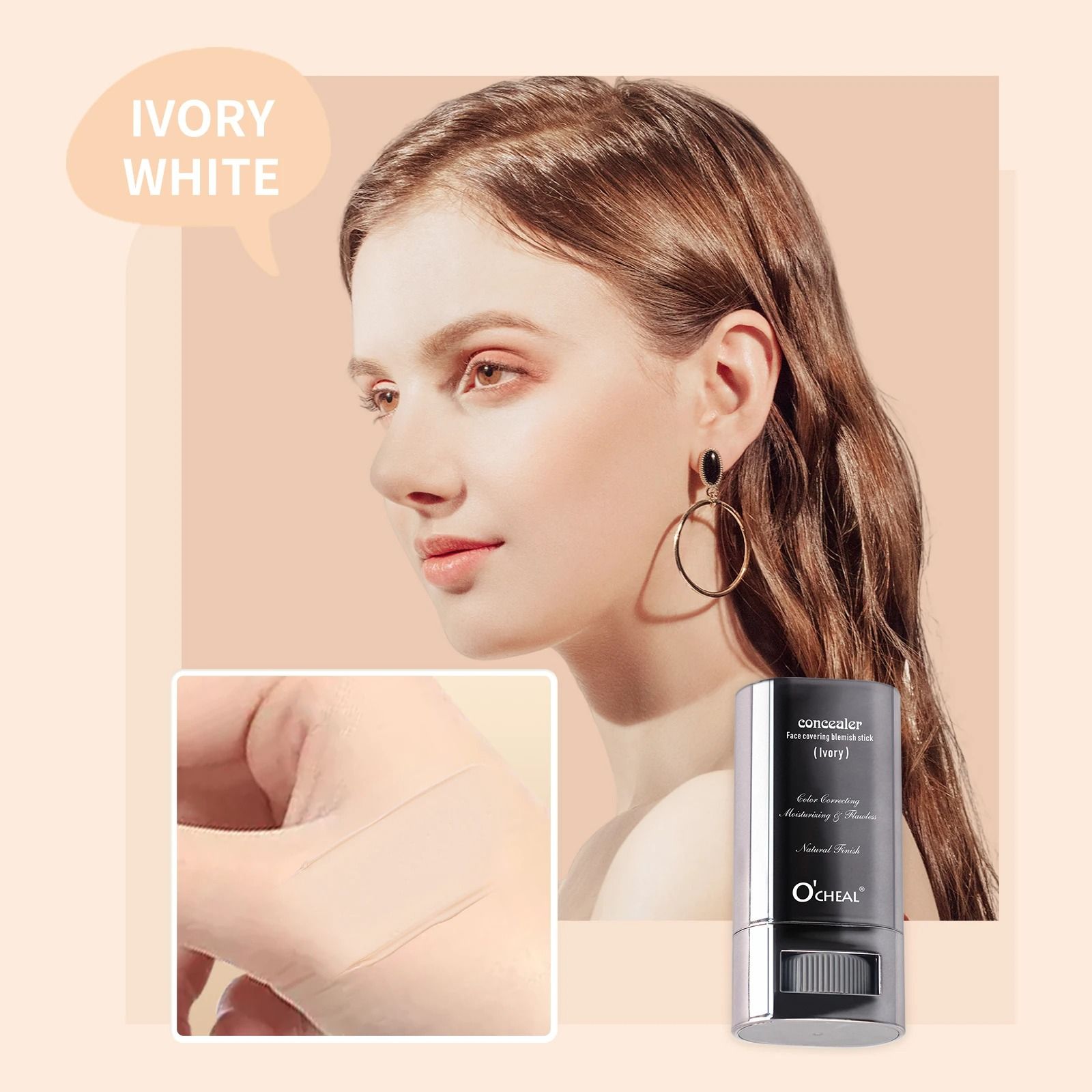 Ocheal Long Wear Foundation Contour Stick and Concealer