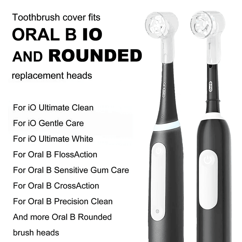 Toothbrush Head Covers for Oral B and IO Series Dustproof Cap Protectors