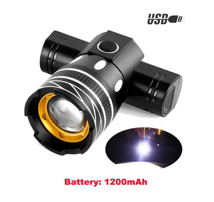 LED USB Rechargeable Scooter Headlight