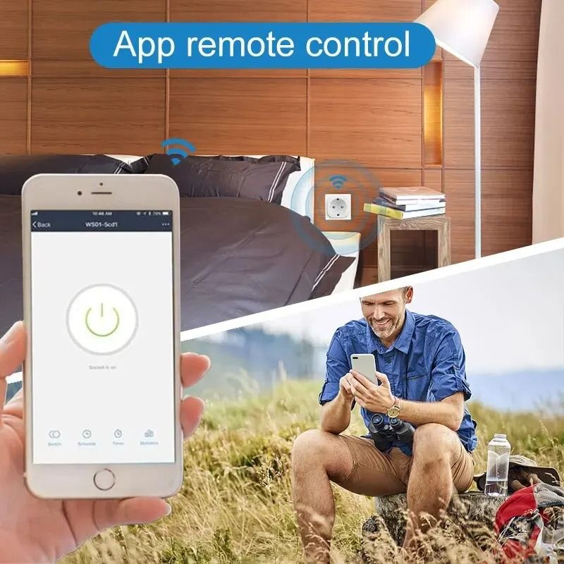 Tuya Smart Home 20A EU WiFi Socket