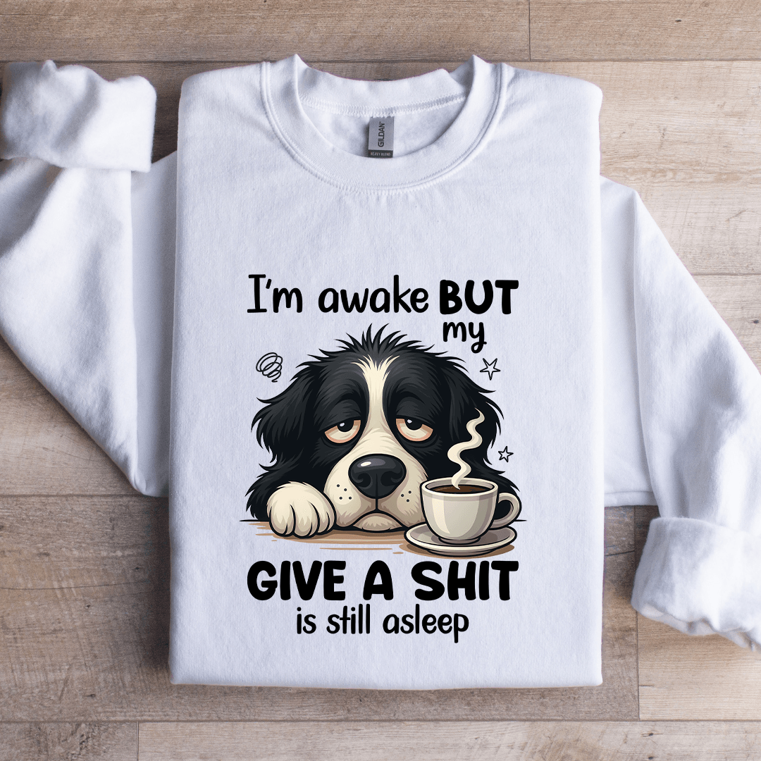 I'm Awake But My Give A S-it Is Still Asleep Sweatshirt