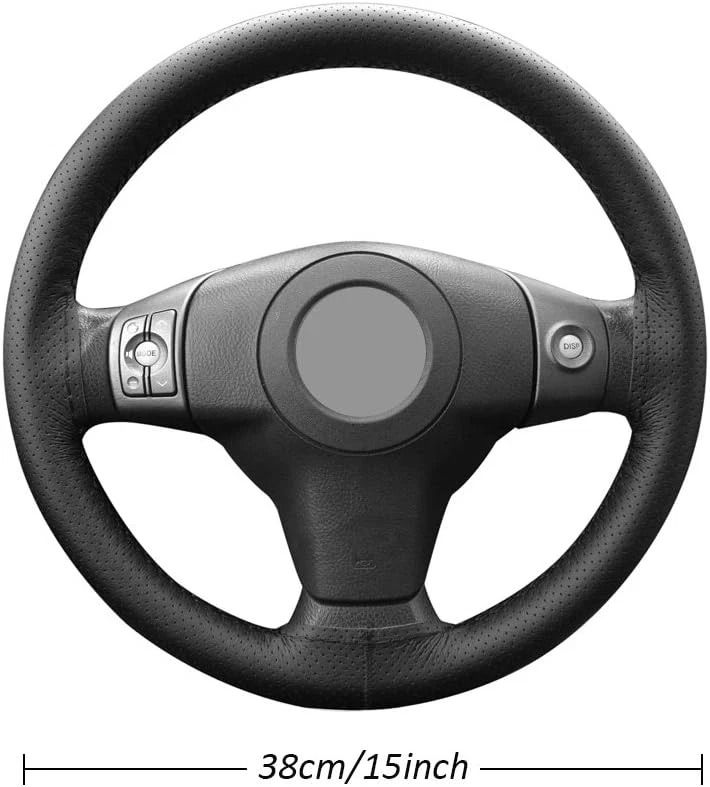 Genuine Leather DIY Car Steering Wheel Cover – Anti-slip
