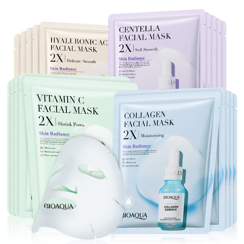 Hyaluronic Acid Facial Mask, Moisturizing, Refreshing Sheet Mask for Skin Care