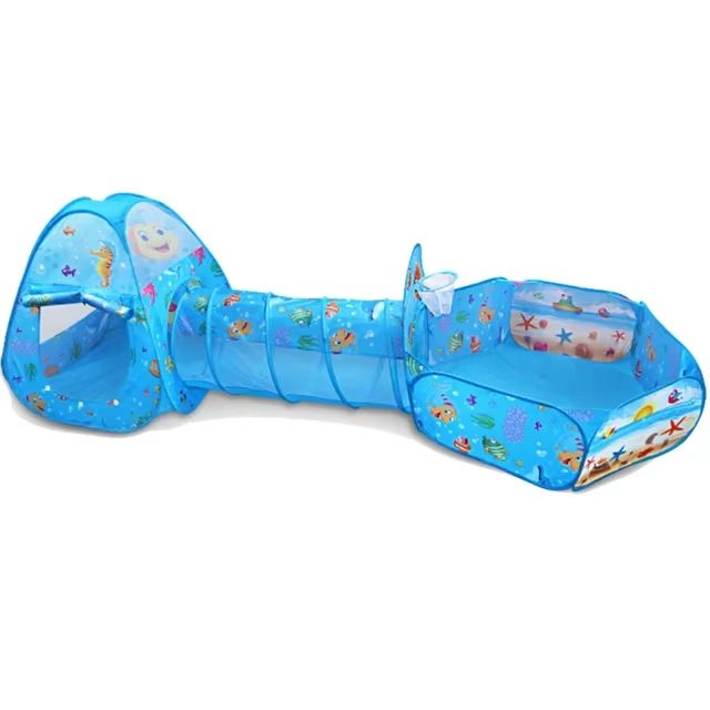 Ultimate PlayZone Kids Ball Pit Tent and Crawling Tunnel Playset