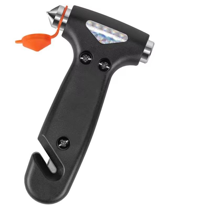 Multi-Function Car Safety Hammer – Emergency Window Breaker & Seatbelt Cutter