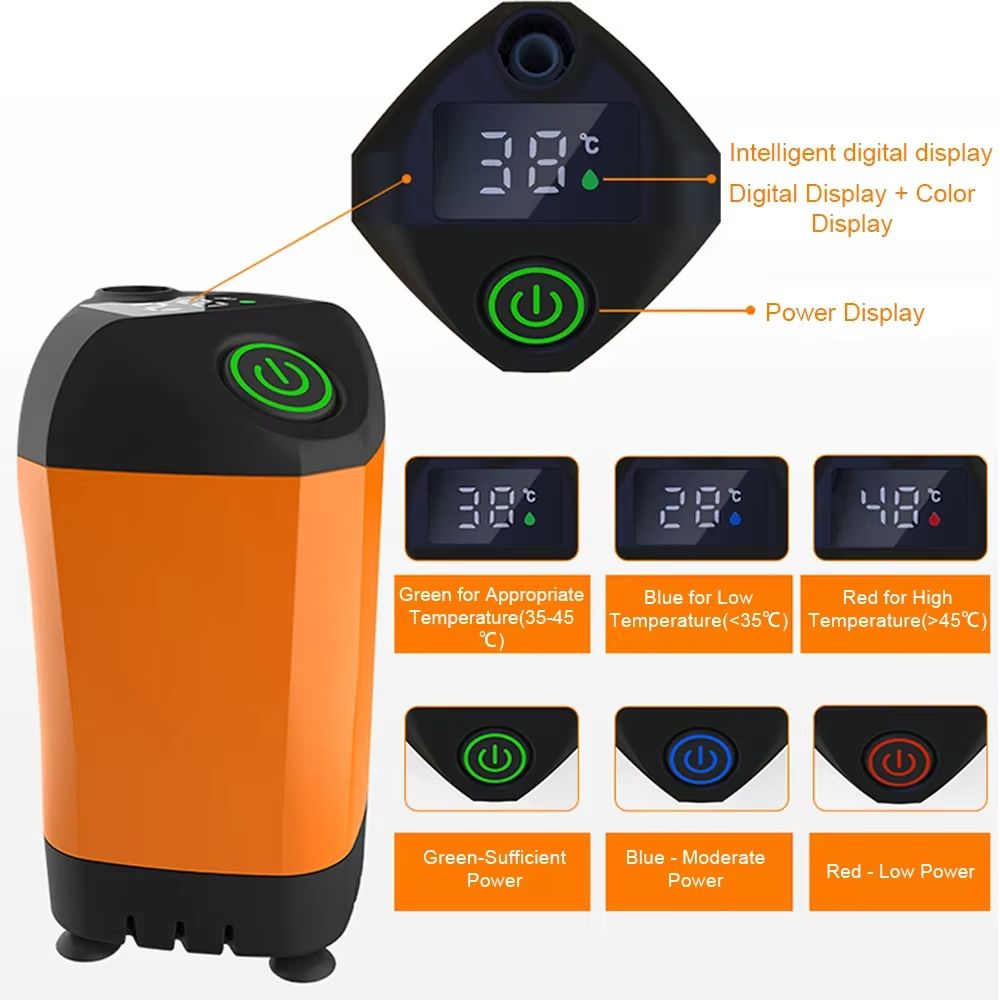 Portable Rechargeable USB Outdoor Shower Pump for Camping and Pet Bath